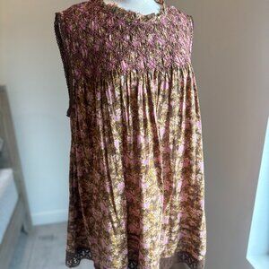 Free People Chocolate Combo Dress